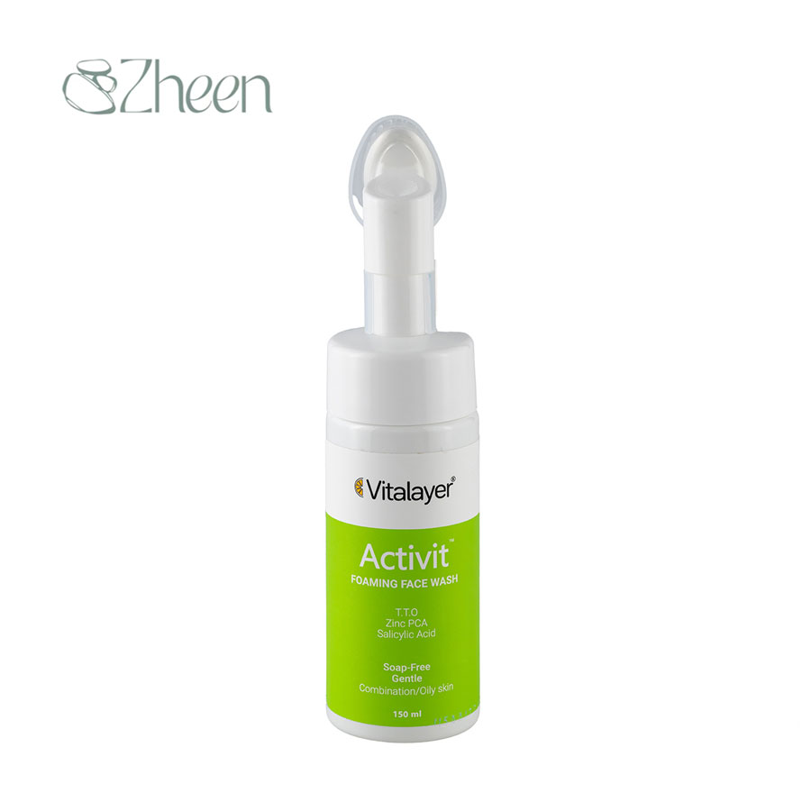 فوم شستشوی صورت اکتی ویت ویتالیر مناسب پوست چرب